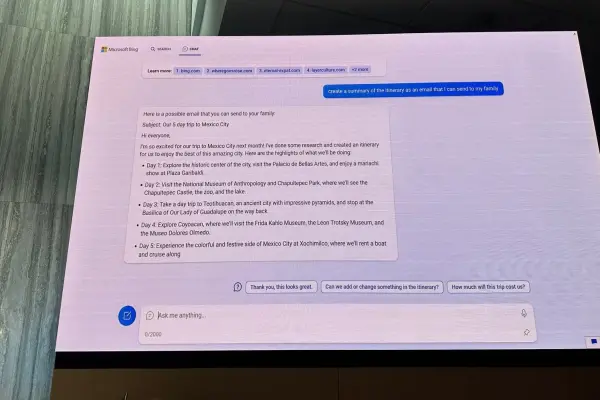 Microsoft đang đưa ChatGPT vào trình duyệt của bạn và bạn có thể dùng thử ngay bây giờ
